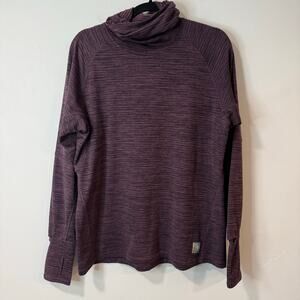 Ariat Rebar Women's Gridlwork Balaclava Long Sleeve Baselayer Plum Purple Large